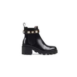 GUCCI LEATHER ANKLE BOOT WITH BELT 36-41