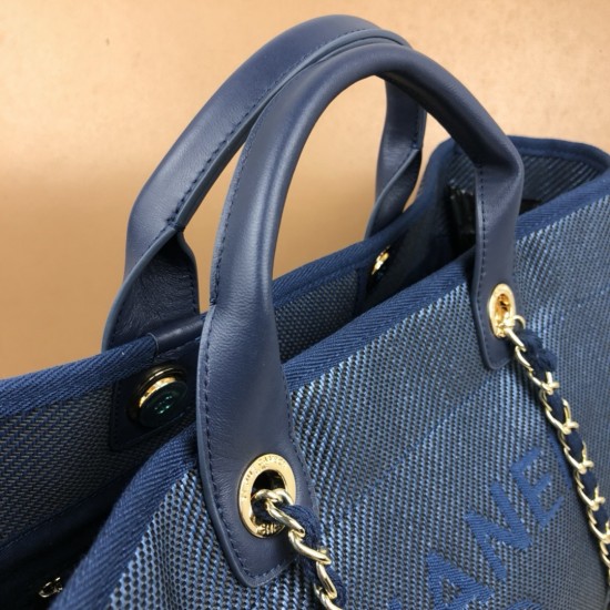 CHANEL LARGE TOTE A66941 Blue