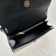 Balenciaga WOMEN'S CRUSH SMALL SLING BAG IN BLACK 765734 Black