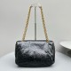 Balenciaga MONACO SMALL CHAIN BAG IN BLACK 765966 Black & Glod