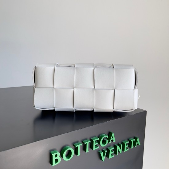 Bottega Veneta Small Brick Cassette 729166 White