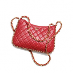 CHANEL LARGE HOBO BAG AS4287 Red