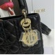 Dior Lady Black Cannage Lambskin Shoulder Bags for Women