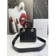 Dior Lady Black Cannage Lambskin Shoulder Bags for Women