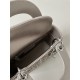 Dior Lady Gray Strass Cannage Satin Shoulder Bags for Women