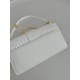 DIOR 30 MONTAIGNE EAST-WEST BAG WITH CHAIN 9334 Latte Calfskin
