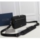 DIOR SAFARI BAG WITH STRAP 0206 Black Dior Oblique Jacquard