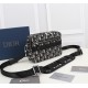 DIOR SAFARI BAG WITH STRAP 0206 Beige and Black Dior Oblique Jacquard