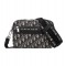 DIOR SAFARI BAG WITH STRAP 0206 Beige and Black Dior Oblique Jacquard