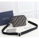 DIOR POUCH WITH STRAP C119 Beige and Black Dior Oblique Jacquard