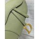 Dior Saddle Cedar Green Grained Calfskin Shoulder Bags for Women