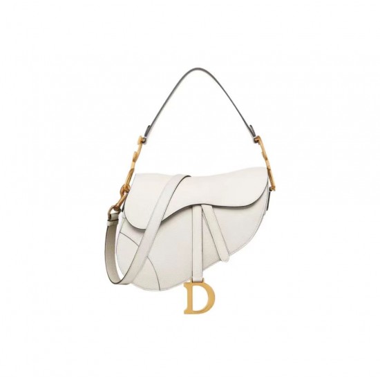 Dior Saddle Latte Grained Calfskin Shoulder Bags for Women