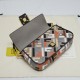 Fendi Baguette Multicolour canvas bag with FF embroidery 8BR600