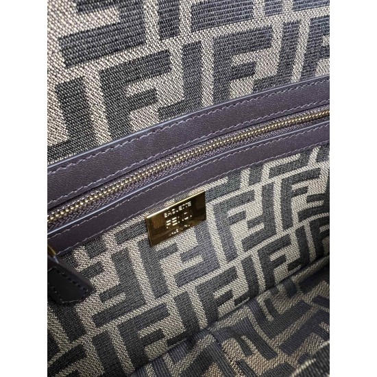 Fendi Baguette Jacquard FF fabric bag 8BR600