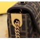 Fendi Baguette Chain Midi Jacquard FF fabric bag 8BR793 