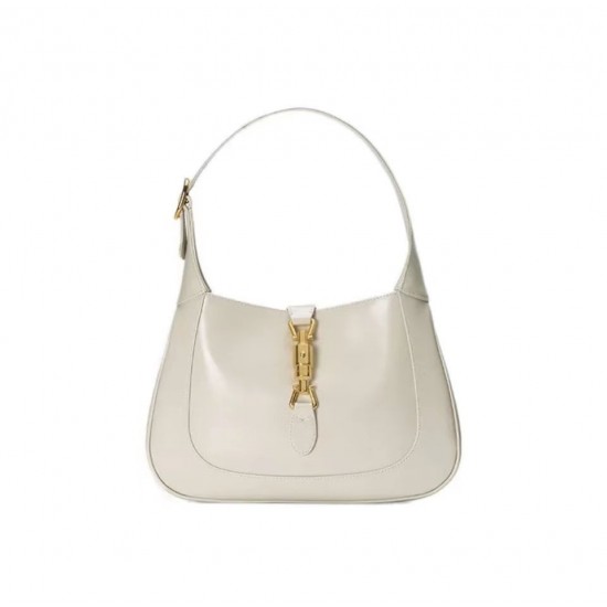 GUCCI JACKIE 1961 SMALL SHOULDER BAG 636709 white leather 