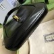 GUCCI JACKIE 1961 SMALL SHOULDER BAG 636709 black leather 