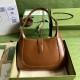 GUCCI JACKIE 1961 SMALL SHOULDER BAG 636709 brown leather 