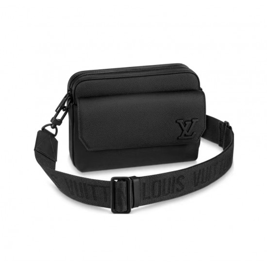 Louis Vuitton Fastline Messenger Bag M22482 Black Shoulder Bags for Men