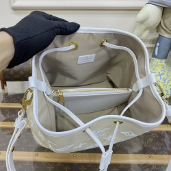 Louis Vuitton NéoNoé MM Bucket Bag M22852 Beige Shoulder Bags  for Women