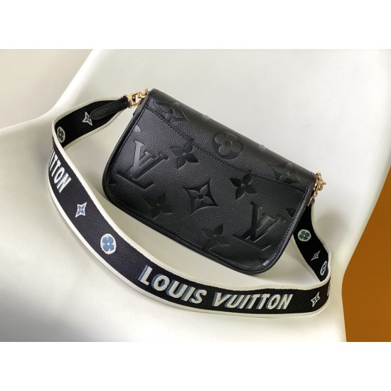 Louis Vuitton Diane Satchel Bag M46386 Black Shoulder Bags  for Women