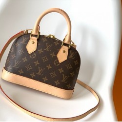 Louis Vuitton Alma BB Bag M53152 Monogram Canvas Shoulder Bags for Women
