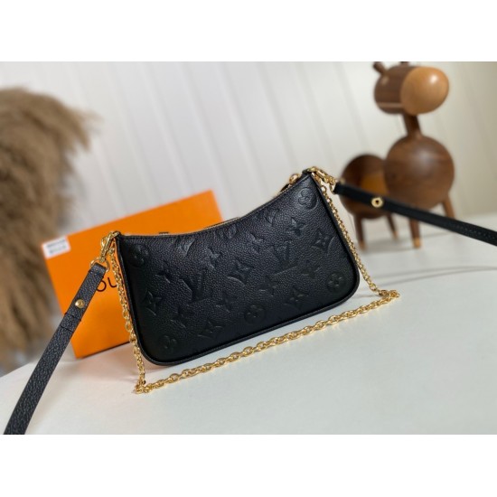 Louis Vuitton Easy Pouch On Strap M80349 Black Shoulder Bags for Women