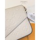 Louis Vuitton Pochette Félicie Bag M82363 Cream Shoulder Bags  for Women