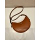 Prada Arqué leather shoulder bag 1BC194 Cognac