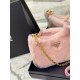 Prada Re-Edition shearling mini-bag 1BC204 Orchid Pink