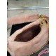 Prada Re-Edition shearling mini-bag 1BC204 Orchid Pink