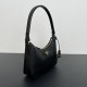 Prada Re-Edition Saffiano leather mini bag 1BC204 Black