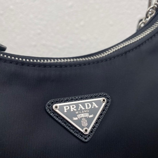 Prada Re-Edition 2005 Re-Nylon bag 1BH204 Black