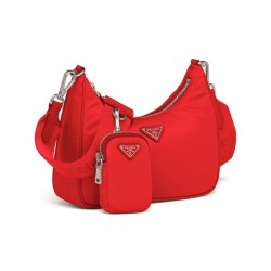 Prada Re-Edition 2005 Re-Nylon bag 1BH204 Red