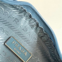 PRADA Re-Nylon Prada Re-Edition 2000 mini-bag 1NE515 Light blue