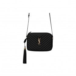 YSL LOU IN QUILTED LEATHER 715232 Black