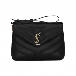 YSL TOY LOULOU IN QUILTED LEATHER 678401 Black