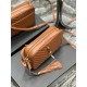 YSL LOU IN QUILTED LEATHER 715232 CINNAMON
