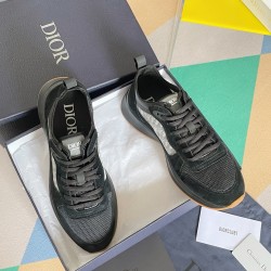 Dior B25 Men Sneaker Size 40-46 Black Suede