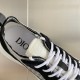Dior B25 Men Sneaker Size 40-46 Black White Suede