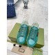 GUCCI ACE GG CRYSTAL CANVAS SNEAKER 36-45 Green