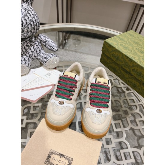 Gucci GG Trainer Sneaker Size 36-45 Beige