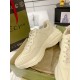 Gucci RHYTON SNEAKER size 36-45 Cream With Pink
