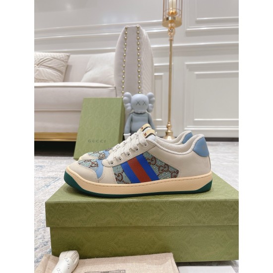Gucci SCREENER SNEAKER WITH CRYSTALS size 36-45  