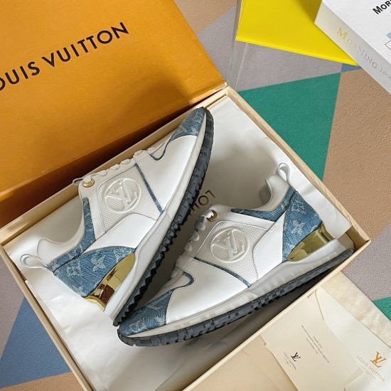 Louis Vuitton Run Away Sneaker size 36-41 White Sky Blue