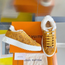 Louis Vuitton Time Out Sneaker Size 36-41 Brown