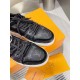 Louis Vuitton Trainers Sneaker Size 36-46 Black Monogram Canvas