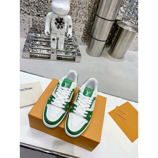 Louis Vuitton Trainers Sneaker Size 36-46 Green Damier