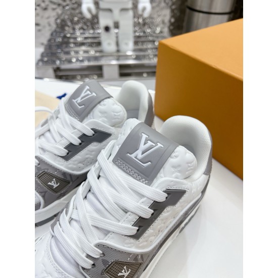Louis Vuitton Trainers Sneaker Size 36-46 Grey Damier