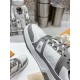 Louis Vuitton Trainers Sneaker Size 36-46 Grey Leather